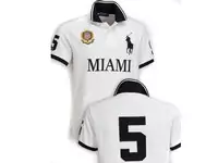 polo t-shirt man nom de la ville milan white